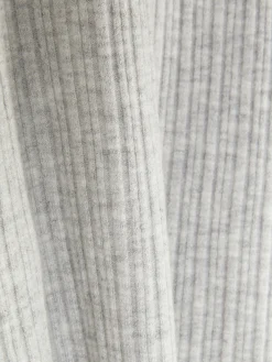 Pulls Et Gilets|Primark Pull à Col Ras Du Cou Côtelé Gris