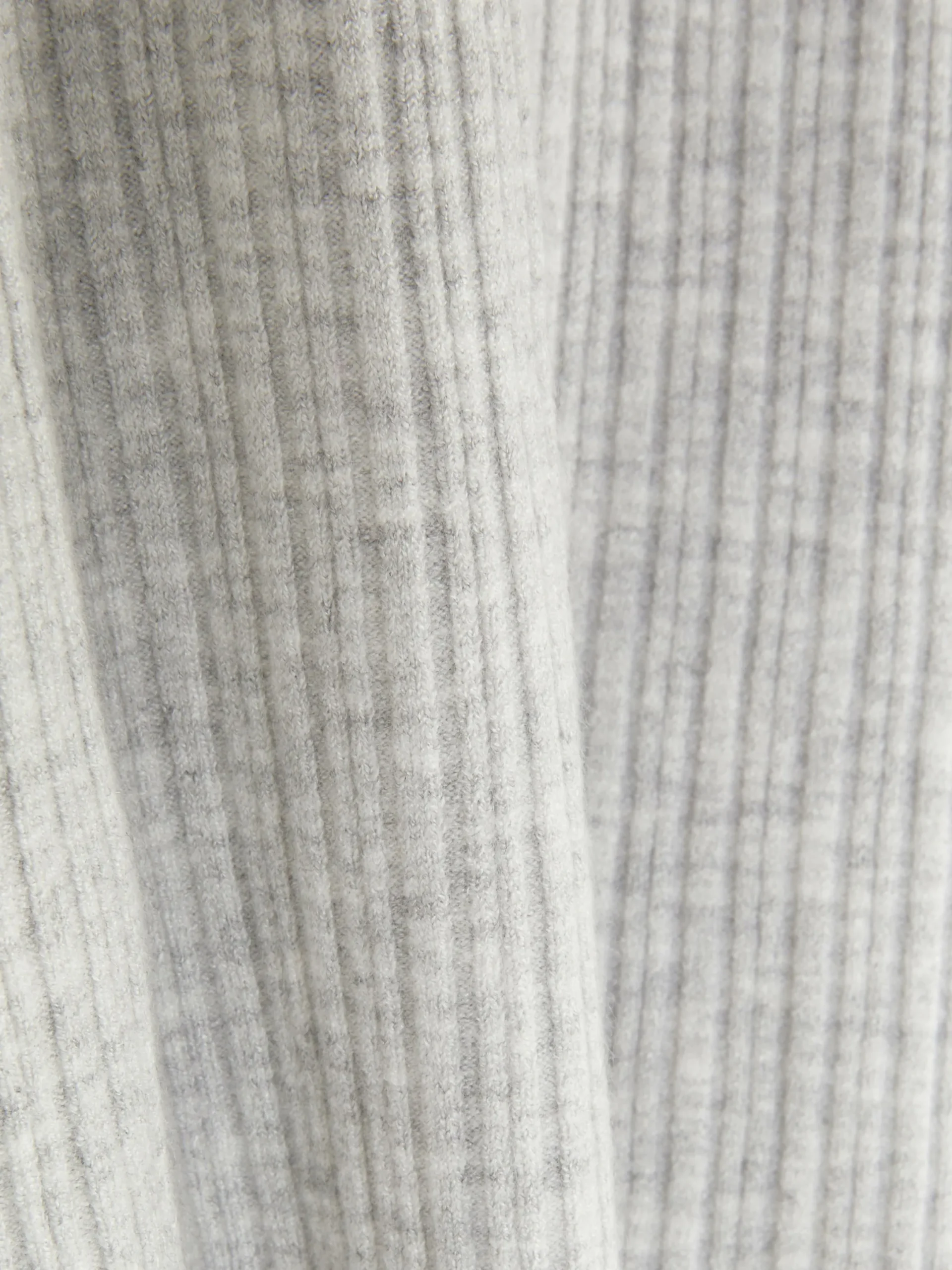 Pulls Et Gilets|Primark Pull à Col Ras Du Cou Côtelé Gris