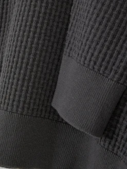 Pulls Et Gilets|Primark Pull à Col Ras-du-cou En Point De Panier Tressé Anthracite
