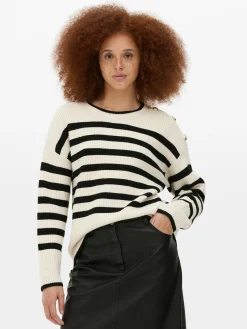 Pulls Et Gilets|Primark Pull à Col Ras-du-cou Et à Boutons Beige