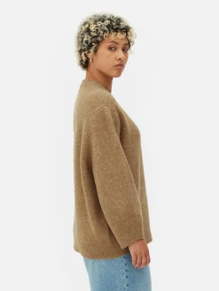 Pulls Et Gilets|Primark Pull à Col Ras-du-cou Oversize Camel