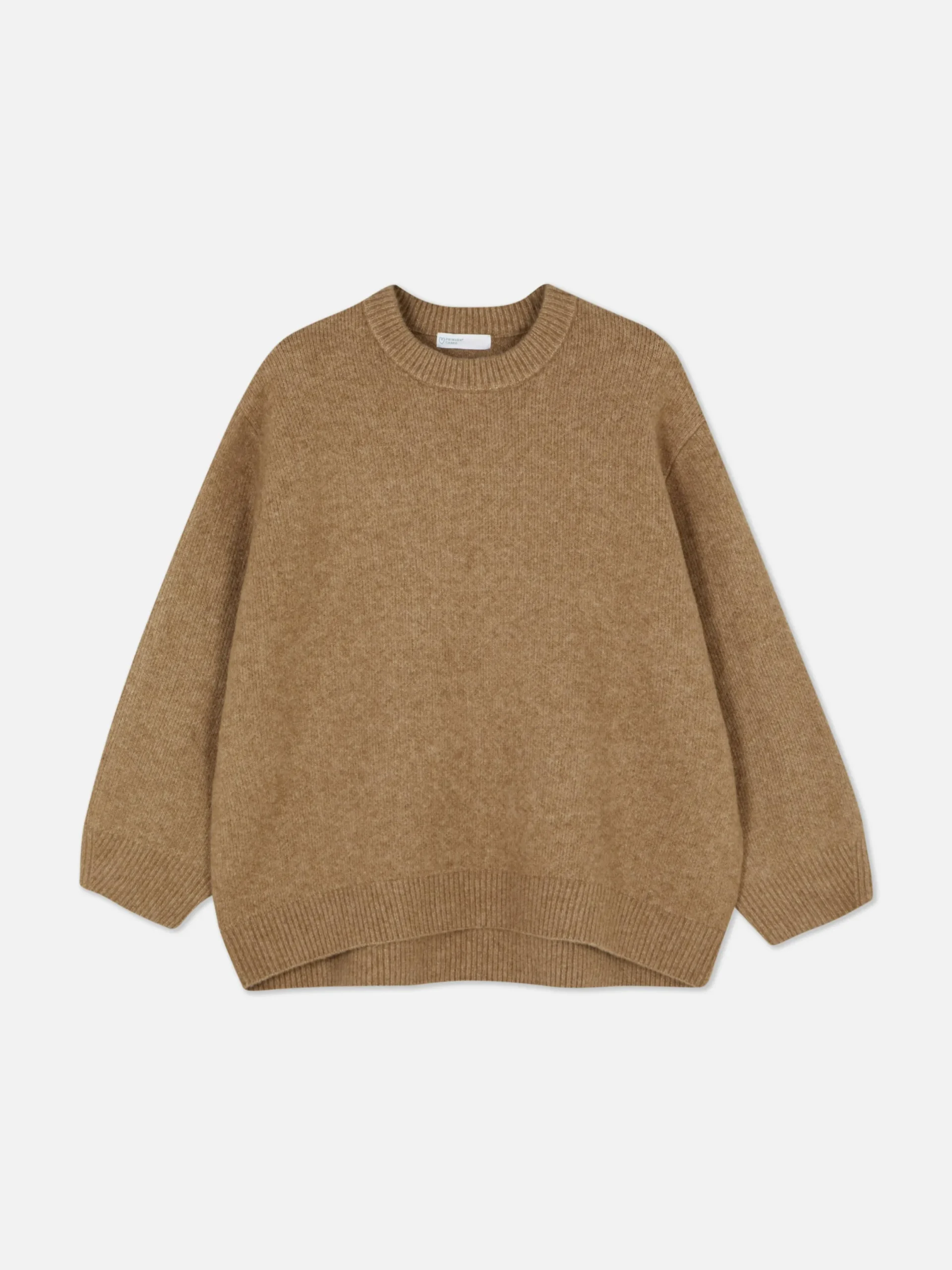 Pulls Et Gilets|Primark Pull à Col Ras-du-cou Oversize Camel