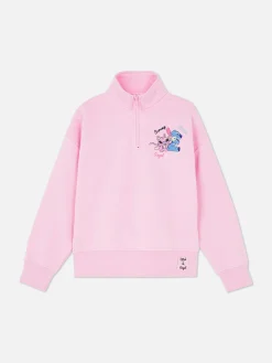 Sweats À Capuche Et Sweat-Shirts|Primark Pull à Col Zippé Disney Stitch & Angel Rose