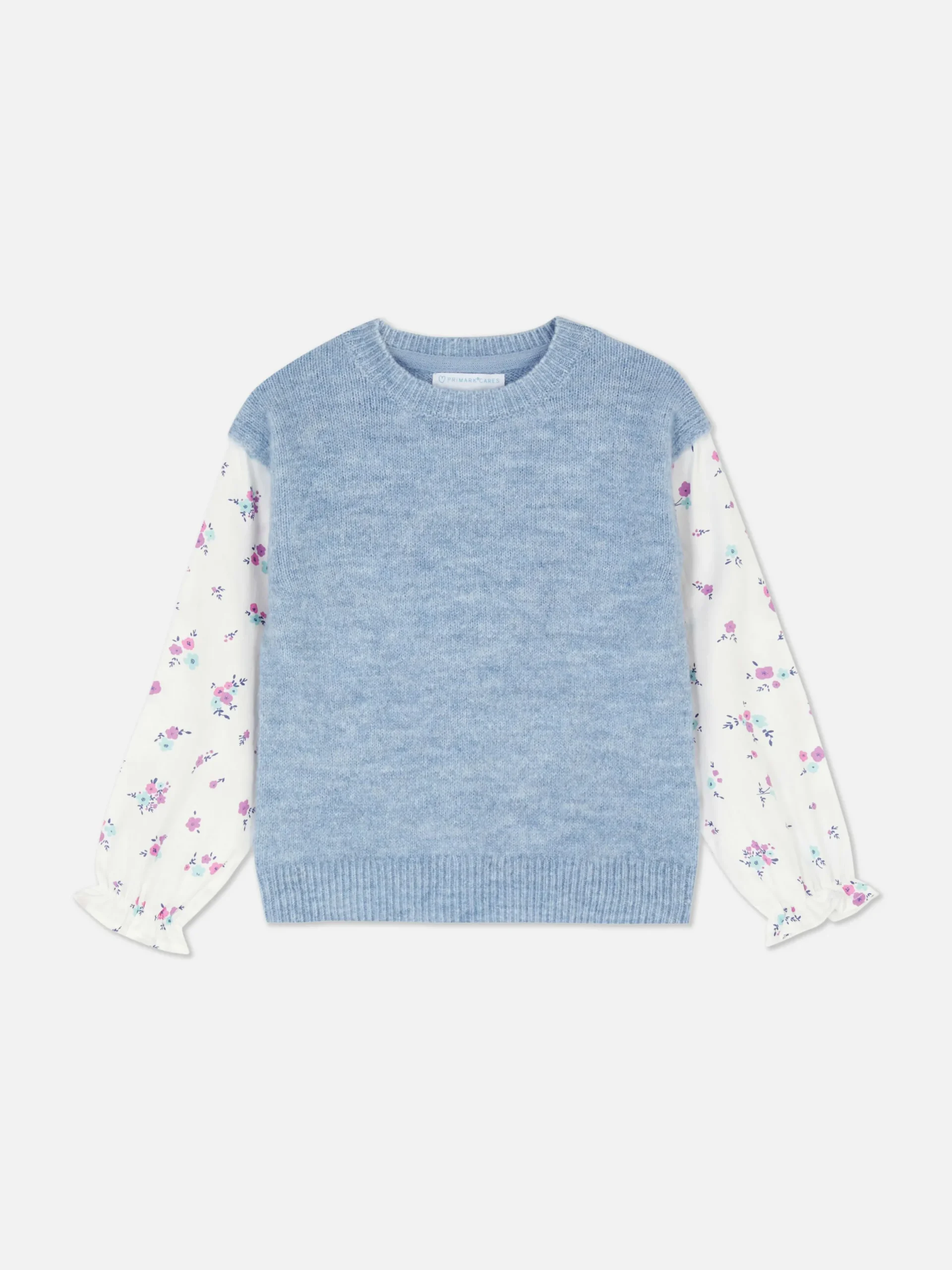 Pulls Et Gilets|Primark Pull à Manches Contrastées Bleu