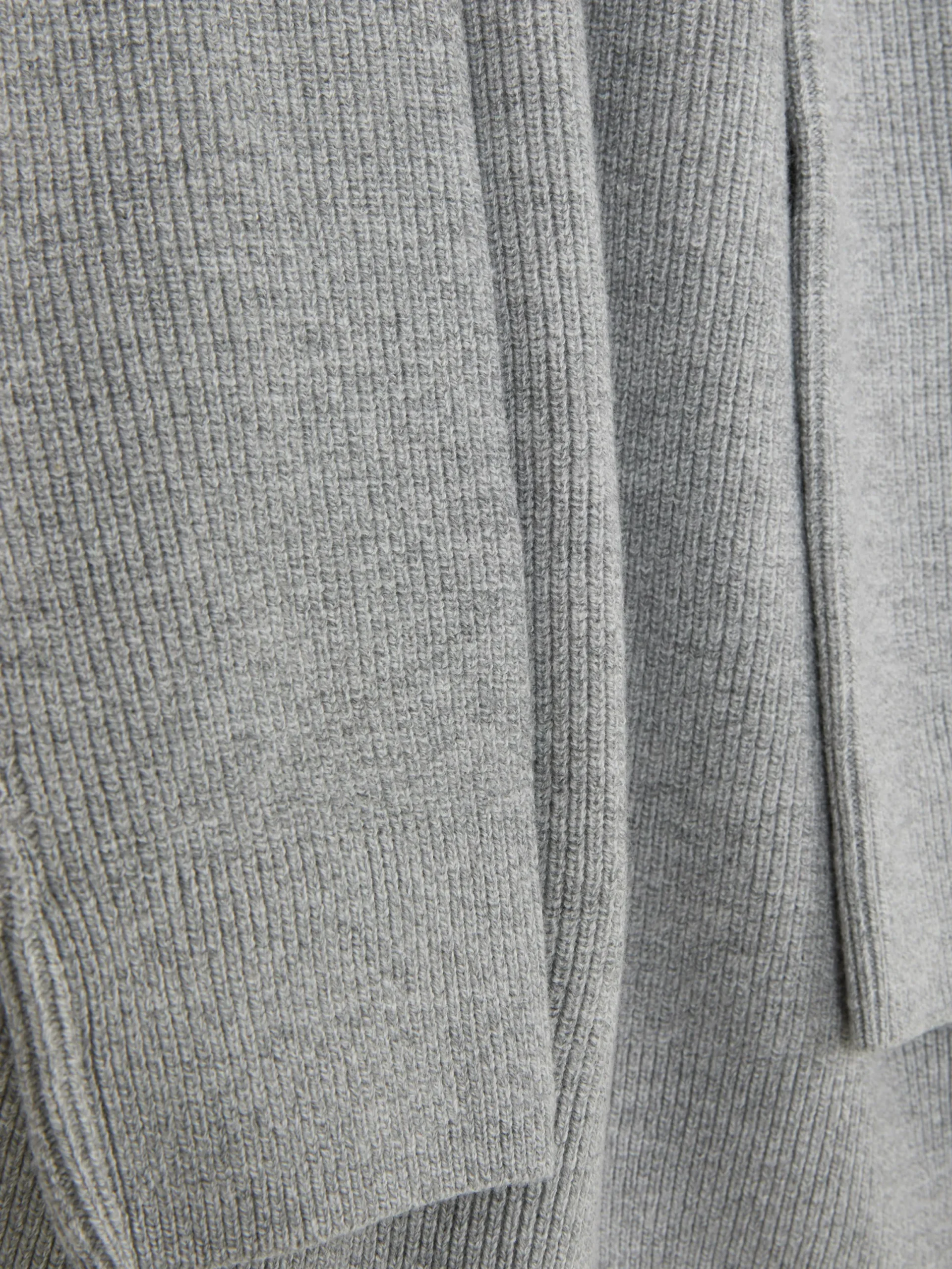Pulls Et Gilets|Primark Pull Côtelé à Col Ras-du-cou Gris