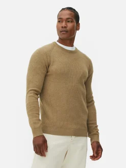 Pulls Et Gilets|Primark Pull Côtelé à Col Ras-du-cou Taupe