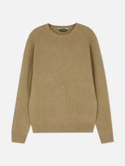 Pulls Et Gilets|Primark Pull Côtelé à Col Ras-du-cou Taupe