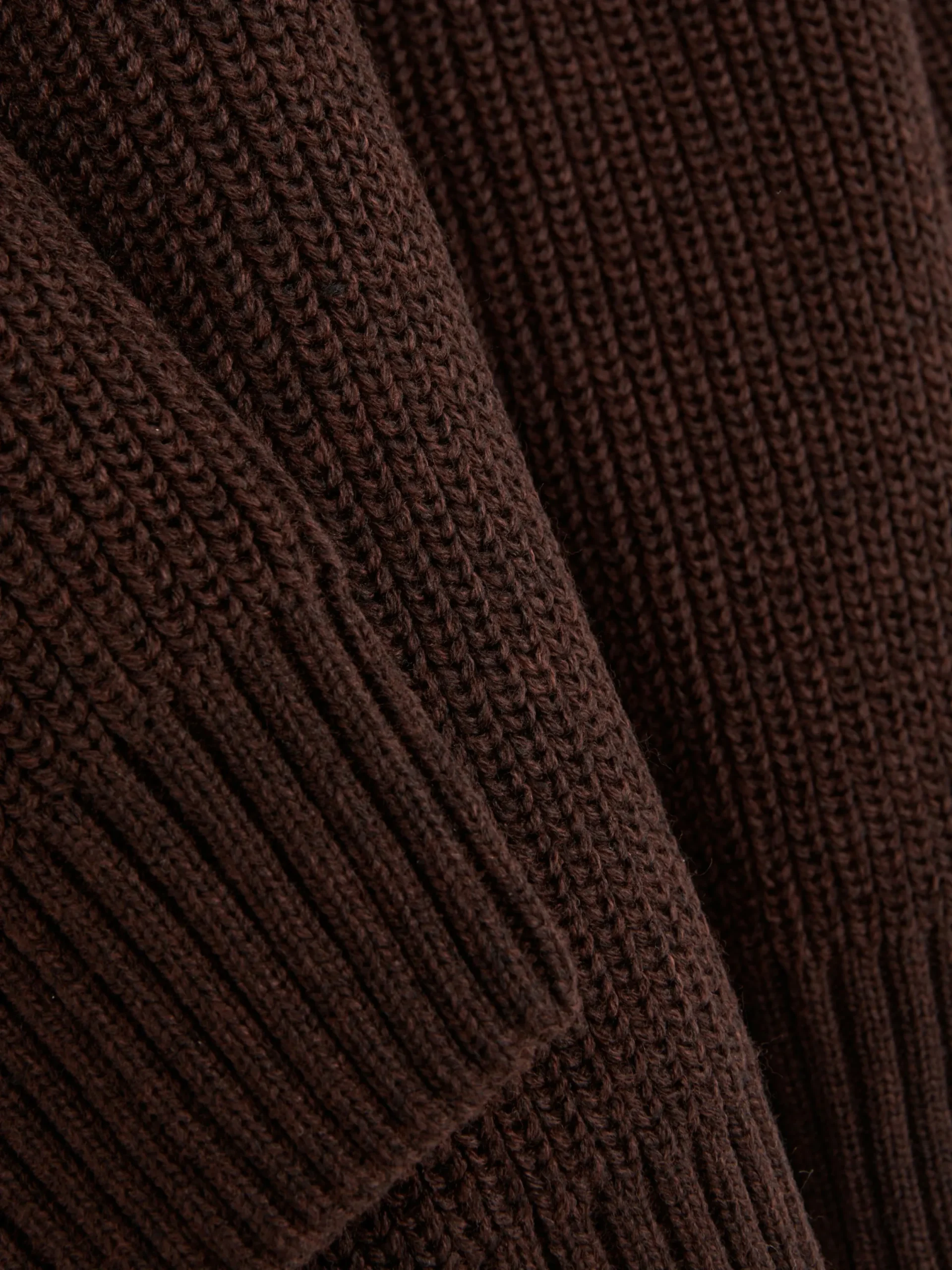 Pulls Et Gilets|Primark Pull En Maille Côtelée à Col Zippé Marron