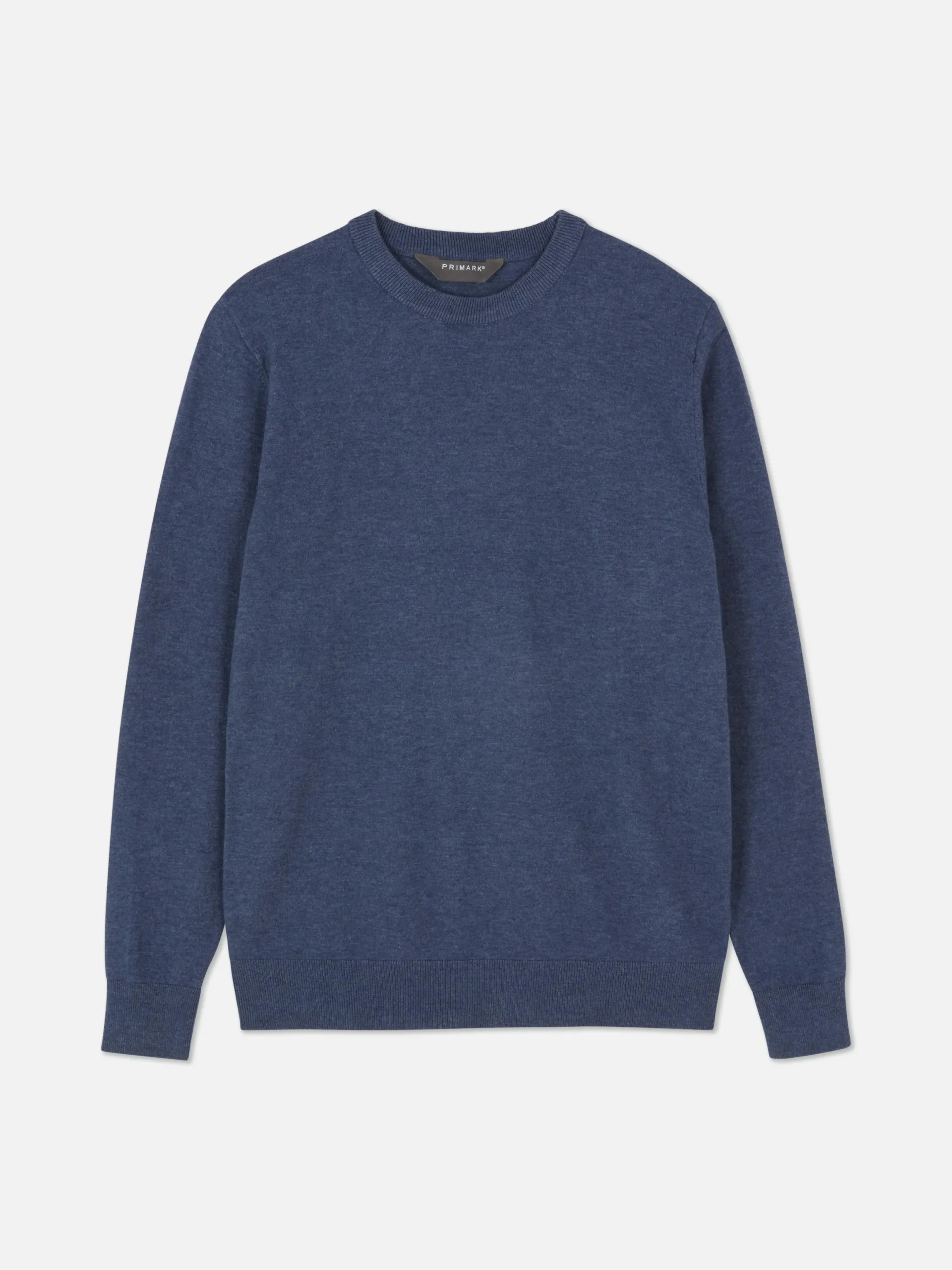 Pulls Et Gilets|Primark Pull En Maille Fine à Col Ras-du-cou Bleu