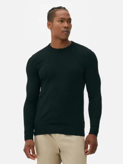 Pulls Et Gilets|Primark Pull En Maille Fine à Col Ras-du-cou Noir