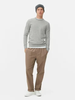 Pulls Et Gilets|Primark Pull En Maille Fine à Col Ras-du-cou Gris