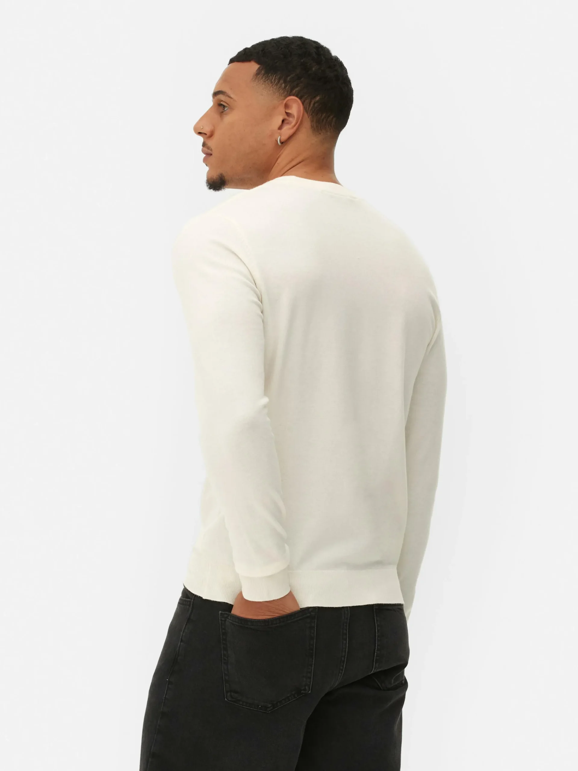 Pulls Et Gilets|Primark Pull En Maille Fine à Col Ras-du-cou Écru