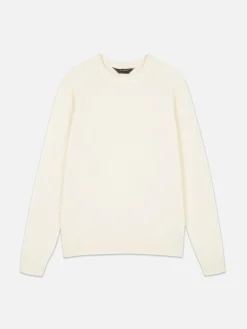 Pulls Et Gilets|Primark Pull En Maille Fine à Col Ras-du-cou Écru