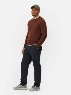 Pulls Et Gilets|Primark Pull En Maille Fine à Col Ras-du-cou Bordeaux