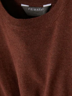 Pulls Et Gilets|Primark Pull En Maille Fine à Col Ras-du-cou Bordeaux