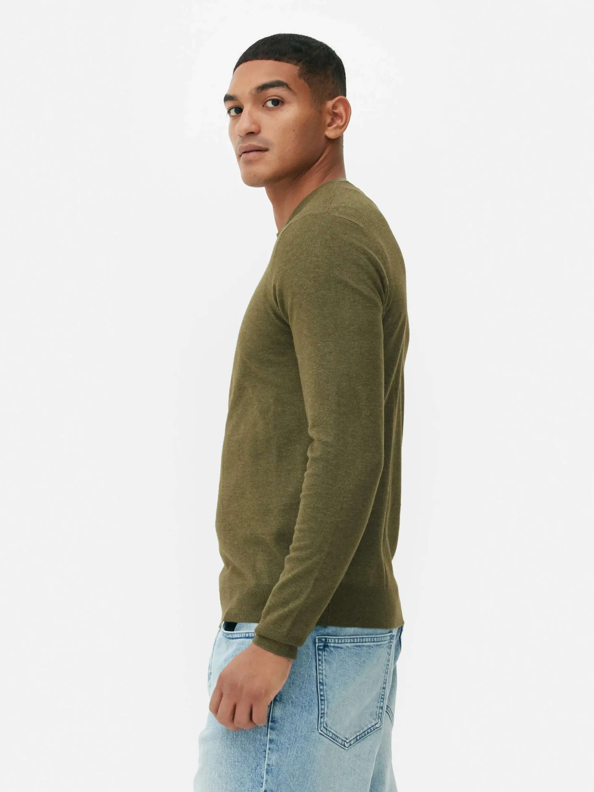 Pulls Et Gilets|Primark Pull En Maille Fine à Col Ras-du-cou Vert