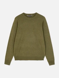 Pulls Et Gilets|Primark Pull En Maille Fine à Col Ras-du-cou Vert