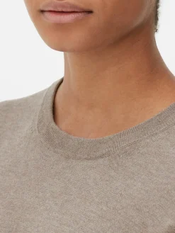 Pulls Et Gilets|Primark Pull En Maille Fine à Col Ras-du-cou Taupe