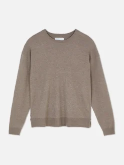 Pulls Et Gilets|Primark Pull En Maille Fine à Col Ras-du-cou Taupe