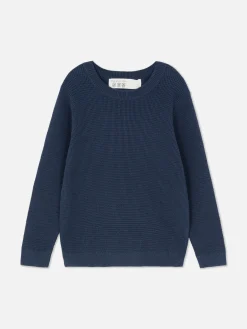 Pulls Et Gilets|Primark Pull En Maille Gaufrée Pour Garçon Bleu marine