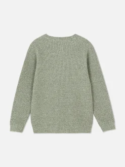Pulls Et Gilets|Primark Pull En Maille Gaufrée Pour Garçon Vert