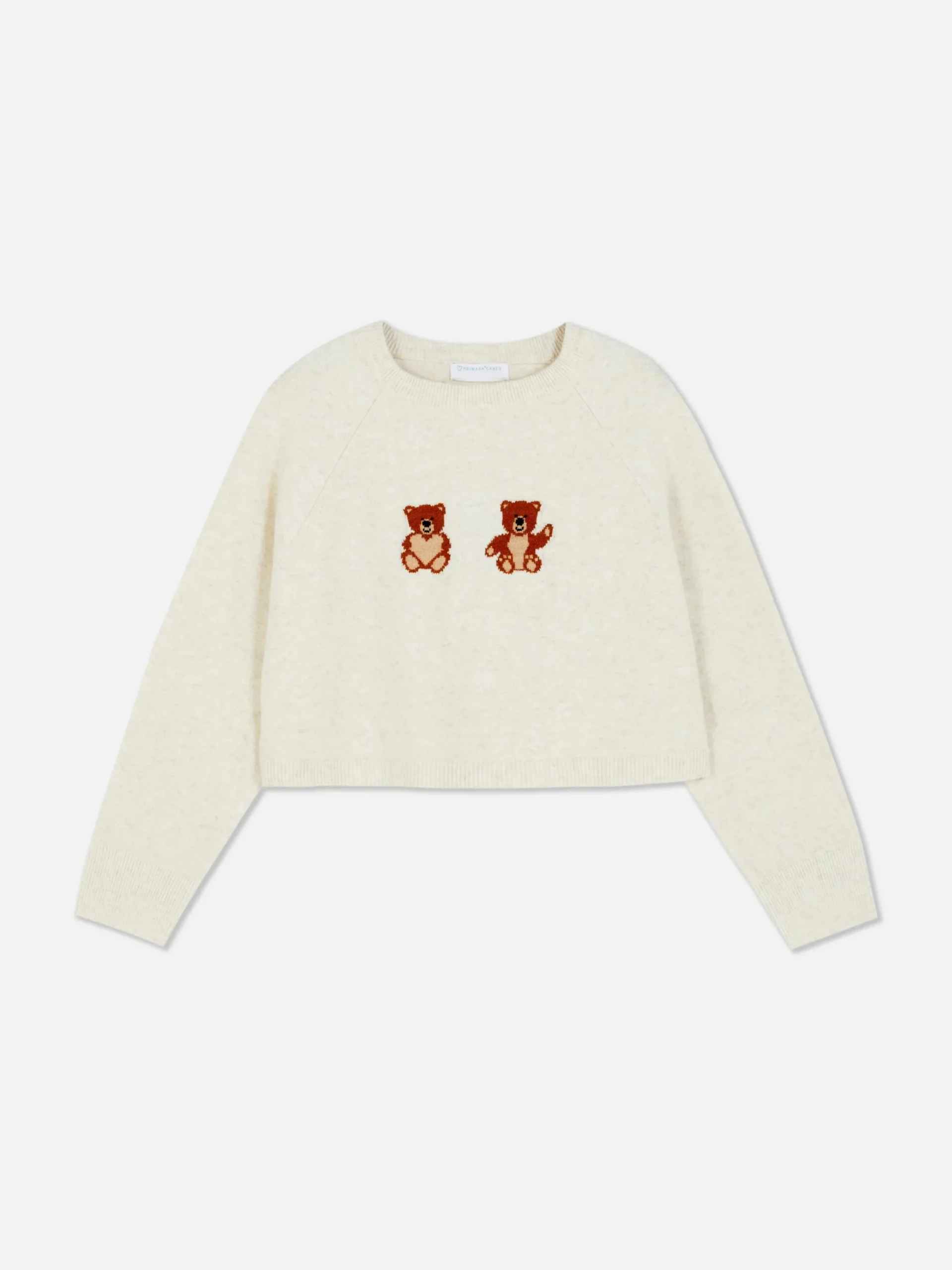 Pulls Et Gilets|Primark Pull En Maille Ours En Peluche Écru