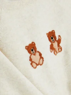 Pulls Et Gilets|Primark Pull En Maille Ours En Peluche Écru