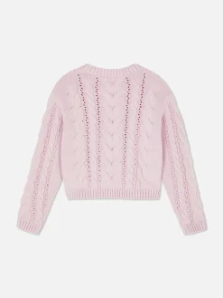 Pulls Et Gilets|Primark Pull En Maille Torsadée Rose clair