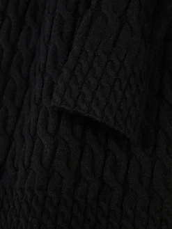 Pulls Et Gilets|Primark Pull En Maille Torsadée à Col Montant Noir