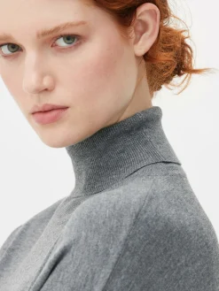 Pulls Et Gilets|Primark Pull Fine Maille à Col Roulé Gris chiné