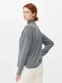 Pulls Et Gilets|Primark Pull Fine Maille à Col Roulé Gris chiné