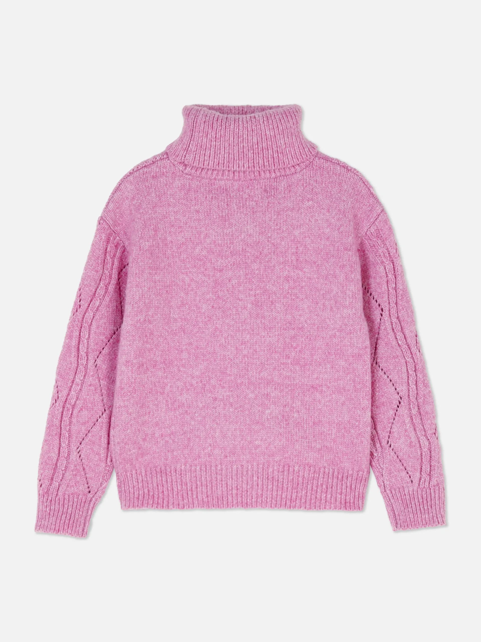 Pulls Et Gilets|Primark Pull Tricoté à Col Roulé Rose