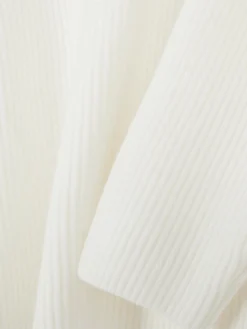 Pulls Et Gilets|Primark Pull Tricoté à Encolure Zippée Blanc