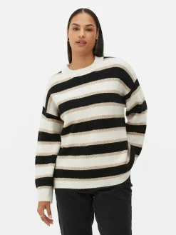 Pulls Et Gilets|Primark Pull Tricoté Avec Manches à Revers Beige