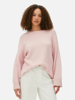 Pulls Et Gilets|Primark Pull Tricoté Avec Manches à Revers Rose