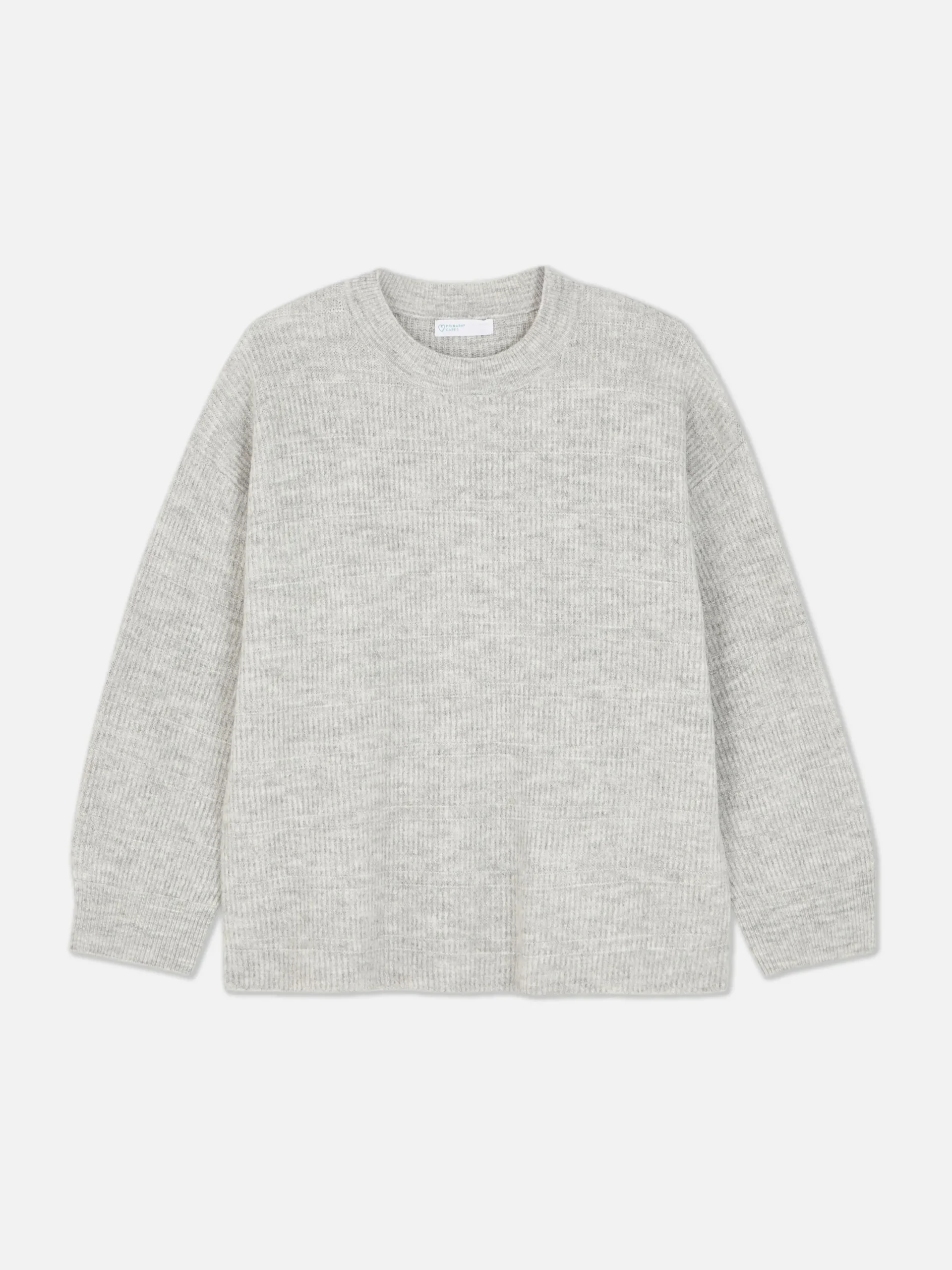 Pulls Et Gilets|Primark Pull Tricoté Avec Manches à Revers Gris