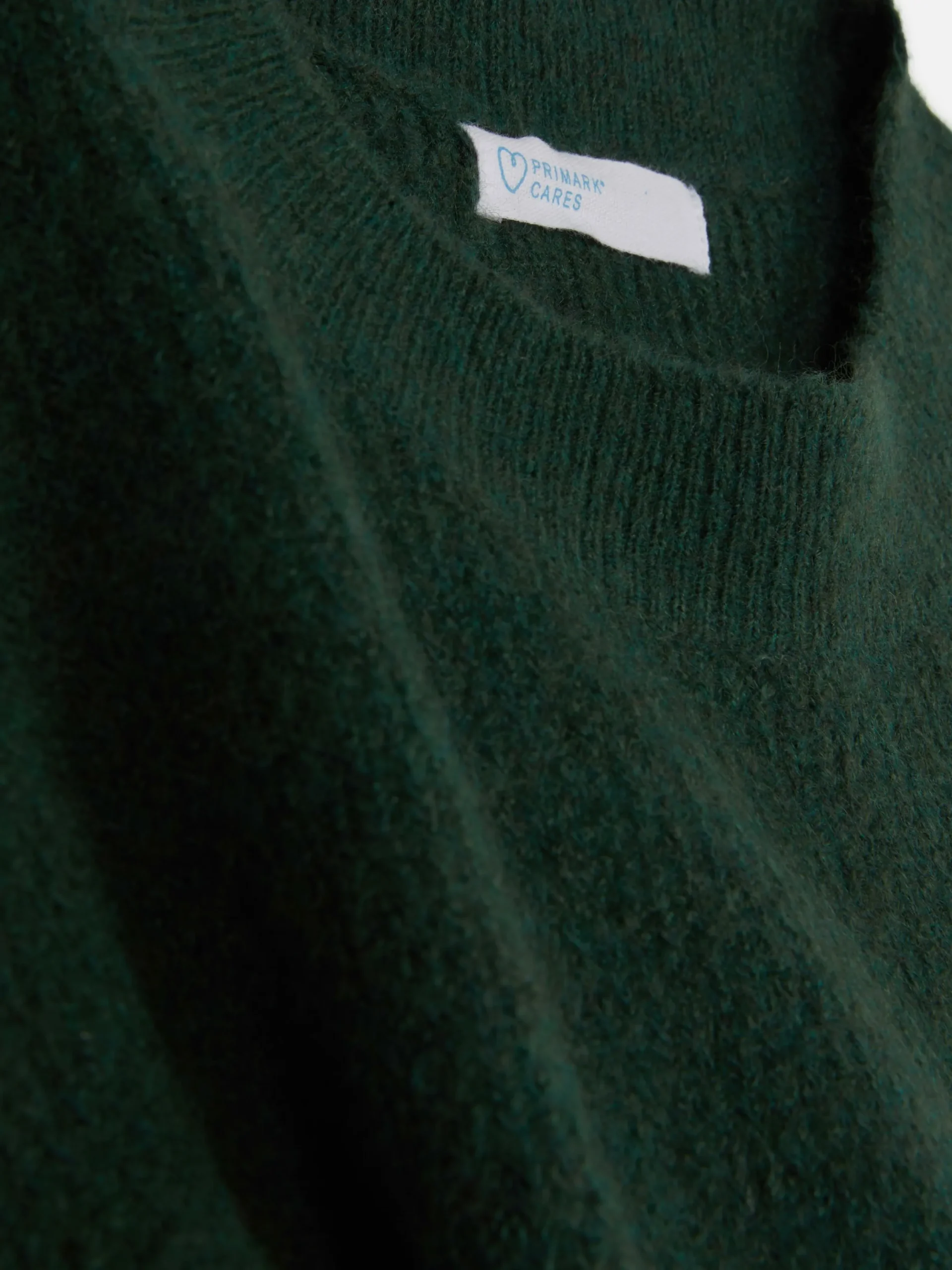 Pulls Et Gilets|Primark Pull Tricoté Avec Manches à Revers Vert foncé