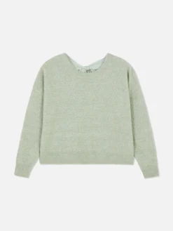 Pulls Et Gilets|Primark Pull Tricoté Avec Nœud Dans Le Dos Vert