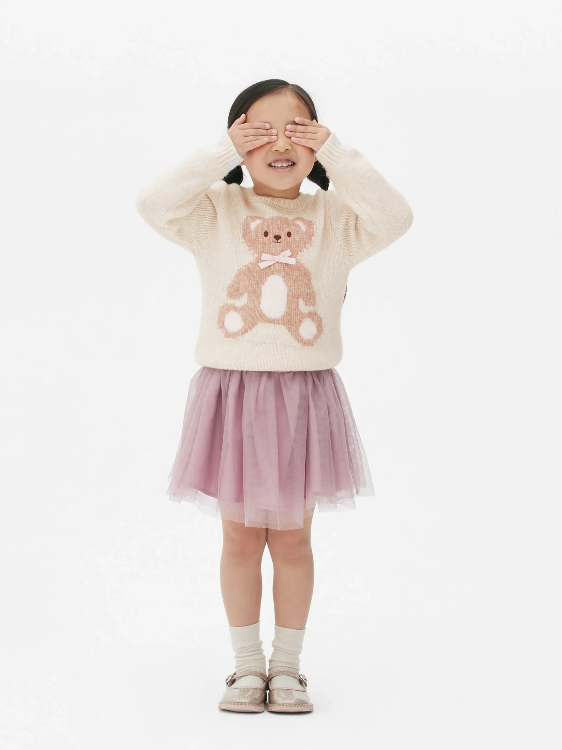 Pulls Et Gilets|Primark Pull Tricoté Ours Rose clair