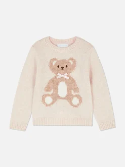 Pulls Et Gilets|Primark Pull Tricoté Ours Rose clair