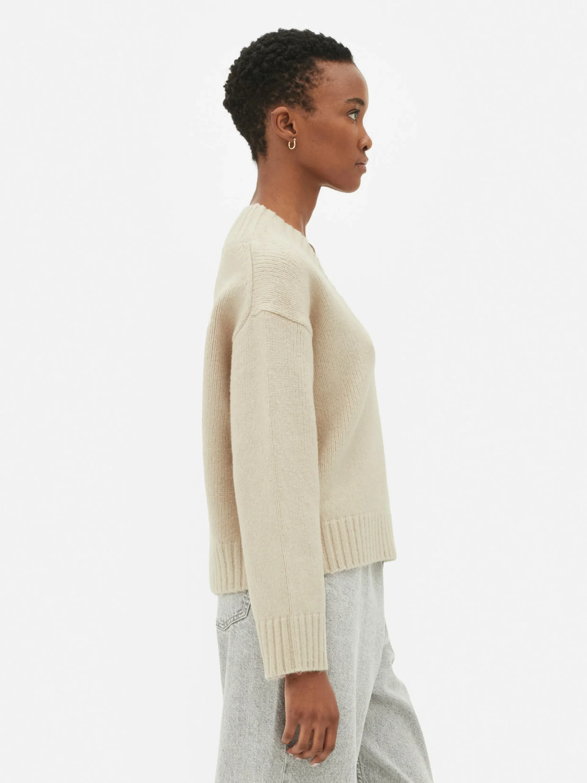 Pulls Et Gilets|Primark Pull Tricoté épais à Col En V Écru