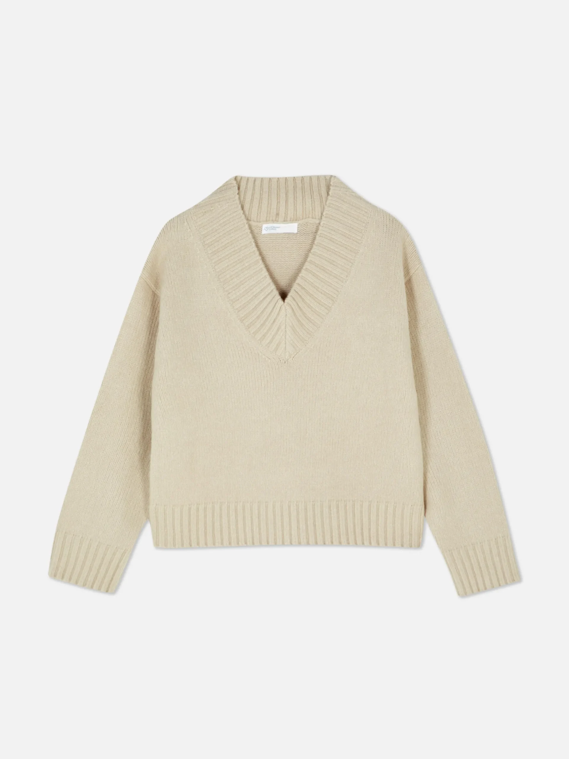 Pulls Et Gilets|Primark Pull Tricoté épais à Col En V Écru