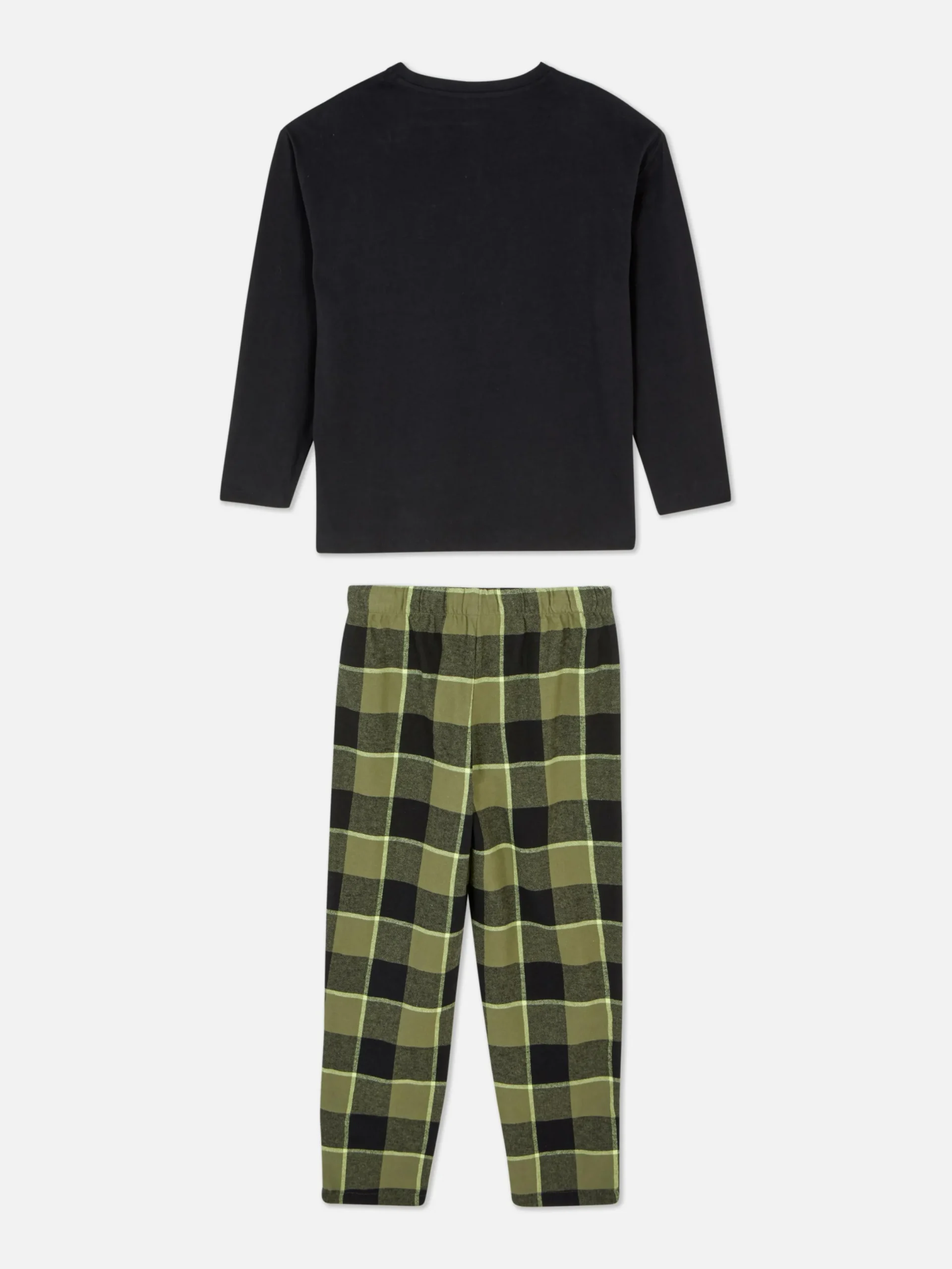 Pyjamas Et Vêtements De Nuit|Primark Pyjama à Carreaux Noir