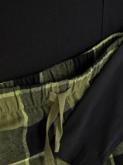 Pyjamas Et Vêtements De Nuit|Primark Pyjama à Carreaux Noir