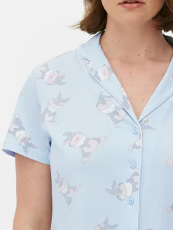 Ensembles Pyjamas|Primark Pyjama à Manches Courtes Disney Bambi Panpan Bleu clair