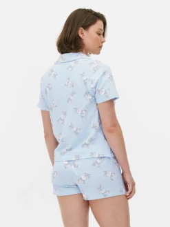Ensembles Pyjamas|Primark Pyjama à Manches Courtes Disney Bambi Panpan Bleu clair