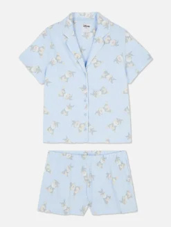 Ensembles Pyjamas|Primark Pyjama à Manches Courtes Disney Bambi Panpan Bleu clair