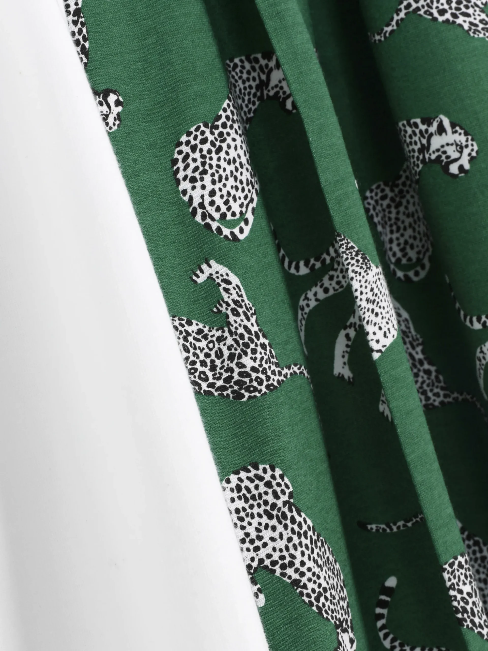 Ensembles Pyjamas|Primark Pyjama à Manches Courtes En Jersey Imprimé Vert