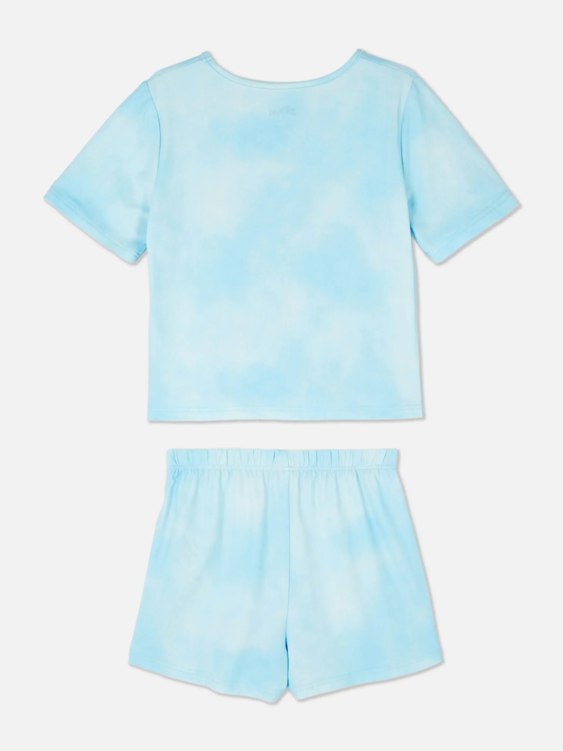 Pyjamas Et Vêtements De Nuit|Primark Pyjama à Manches Courtes Tie Dye Disney Lilo & Stitch Multicolore