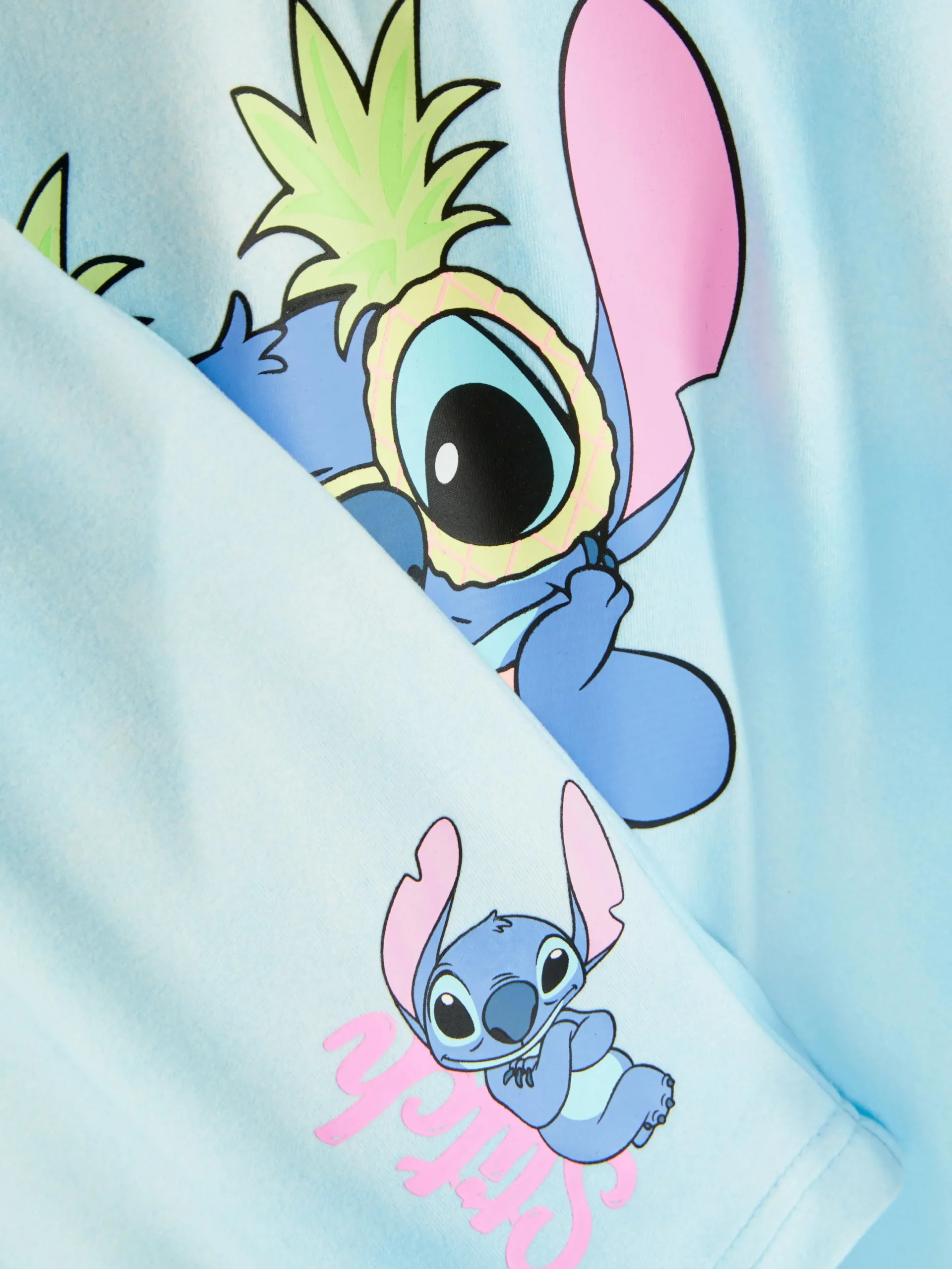 Pyjamas Et Vêtements De Nuit|Primark Pyjama à Manches Courtes Tie Dye Disney Lilo & Stitch Multicolore